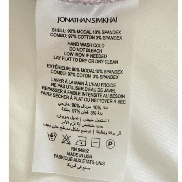 Jonathan Simkhai Celia Ribbed Knit Wide Leg Pants in Lavender SMALL‎ NWT - Picture 10 of 13